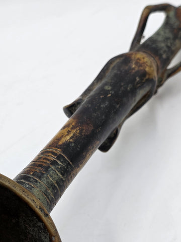 Rare Authentic Ashanti African Bronze Unity Cup Fertility Family Tribe Sculpture