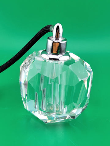 Vintage Oleg Cassini Crystal  Perfume  Bottle with  Atomizer New, unused