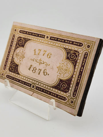 Civil War/ Indian War Era Centennial pocket album 1776-1876. Complete Booklet.