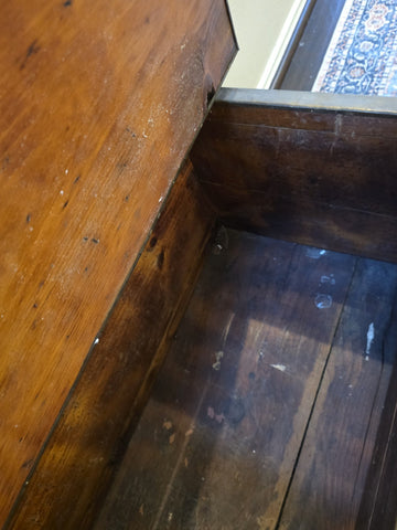 RARE ANTIQUE 19TH C CONTINENTAL BRASS BOUND KINDLING BOX W ARMORIAL. VERY HEAVY