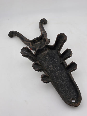 Antique Cast Iron Scarab Beetle Boot Jack Mfd. Spaulding Metal Works Nashua NH