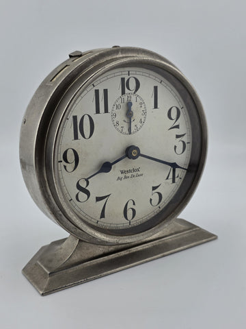 Antique 1927  Westclox  Big Ben Deluxe Alarm Clock Stock Market Crash Special VG