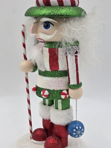 Hollywood Disney Mickey Mouse Wearing Sweater Wooden Christmas Nutcracker 14 In