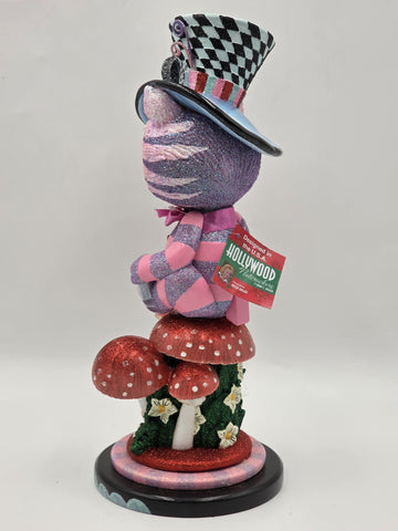 Kurt S. Adler HA0573 Hollywood Cheshire Cat Nutcracker, Multi-Colored, 15"