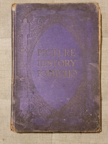 Antique 1923 "Picture History Portfolio" Hardcover Book; New York Times Photos