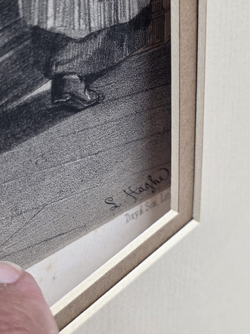 Tomb Of De Lalaing 19th C British Lithograph Day & Son Queen’s Printer 20x16