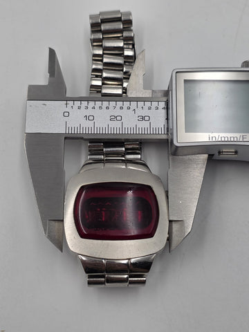 Rare Vintage 1960s Eagle USA EA101 LED Digital Watch Red Display Space Age Works
