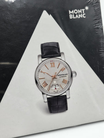 Genuine OEM Montblanc Watch Presentation Box Set w/ Warranty Card & Booklets