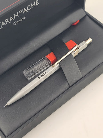 Vintage Caran D'Ache Falcon 8x Mechanical Pencil In Original Box. Unused.