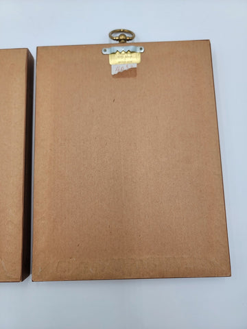 Rare Antique 1930 Pair Of Borghese Framed Silhouette George & Martha  Washington