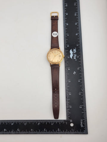 Vintage 1960's Zodiac Automatic Gold Plated Men's Wrist Watch. Runs great.