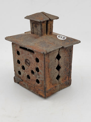 Antique ca. 1870 J.E. Stevens  Cast Iron Cupola  still bank , Good Condition