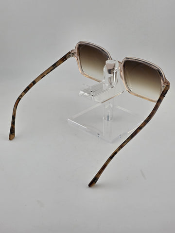 Vtg RAY-BAN RB 1973 1281/51 CLEAR PINK GRADIENT AUTHENTIC FRAME SUNGLASSES 53-20