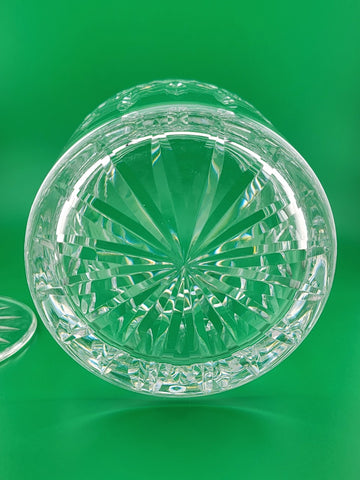 Vintage Waterford Crystal Lismore Lidded Biscuit Barrel Jar Canister Ireland