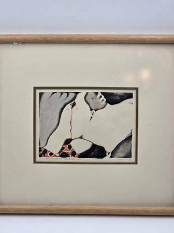 Karel Havlicek In a Sentimental Mood 1986 Signed Ltd Ed Serigraph 63/120 Framed