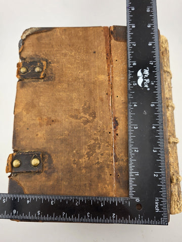 RARE Complete 1748 German Luther Bible – 4" Folio – Erhard, Tübingen. Solid Cond