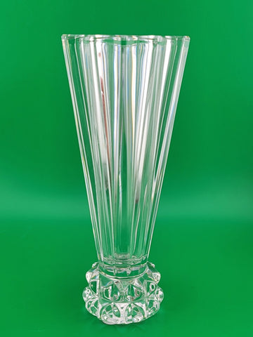 Vintage Rosenthal Crystal Vase Deep Cut Made In Germany Vase Classic Starburst
