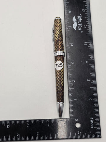 Cross Torero Desert Diamondback Leather, Ballpoint Pen, with Chrome Appointments