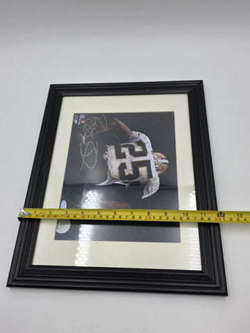 Reggie Bush Signed 8x10 Photo Steiner COA NFL Authenticated Saints Framed