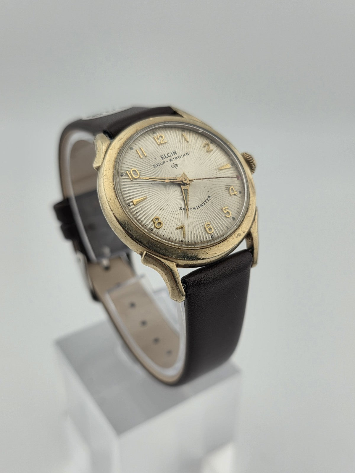 Vintage Elgin Shockmaster Self-Winding Automatic 10K Gold Filled Men's Watch