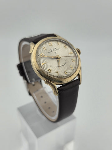 Vintage Elgin Shockmaster Self-Winding Automatic 10K Gold Filled Men's Watch