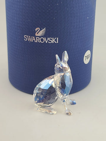 Vintage Swarvoski SCS Arctic Hare Event Piece 2011  #1055005. Ltd Ed.
