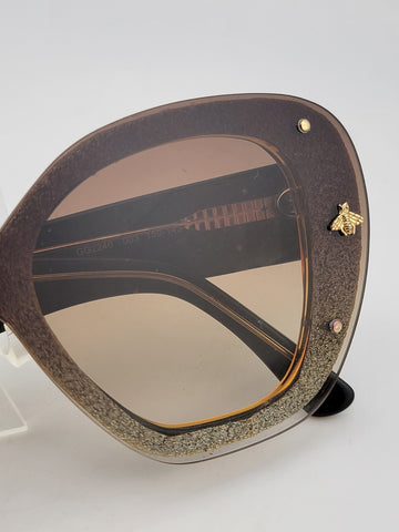 Rare Vintage Oversized Gucci Italy Womens Sunglasses GG2240 003 - 150-145.