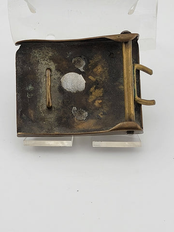Rare Collectible WWI Original ermany Military Got Mit Uns Brass Belt Buckle