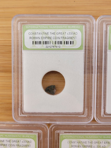 5 Constantine the Great Era Roman Empire 330 AD Fragment Coins INB Certified