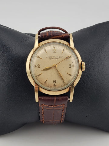 1950's Girard Perregaux Gyromatic Vintage 10k Yellow Gold Filled Automatic Works