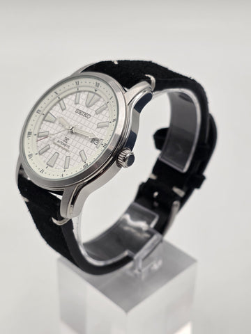 Seiko Prospex SNKP09K1 Automatic Diver 200M White Dial 7S26 Watch Box