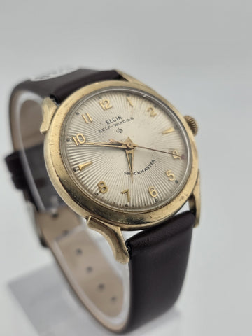 Vintage Elgin Shockmaster Self-Winding Automatic 10K Gold Filled Men's Watch
