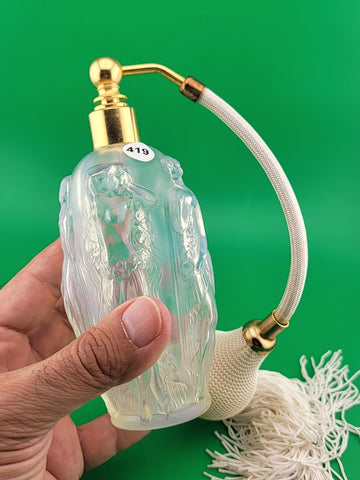 Vintahe Sabino Opalescent Gaite Nude Dancing Ladies Perfume Bottle W Atomizer