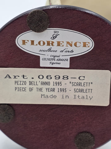 Giuseppe Armani Florence Scarlett 1995 Figurine of the Year 0698-C Box & COA