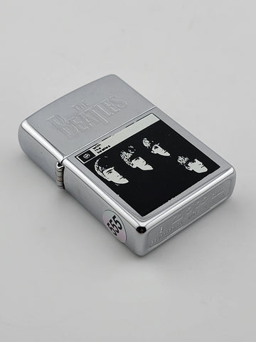 Zippo Lighter The Beatles - John Lennon, Paul McCartney, George & Ringo. Works.