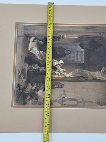 Entrance To St. Paul. 19th C British Lithograph Day & Son Queen’s Printer. 20x16