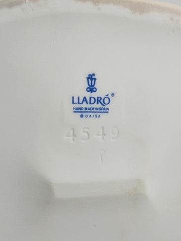 Lladro #4549 Geese With Snail on Reeds Large Porcelain Figurine-RARE RETIRED!