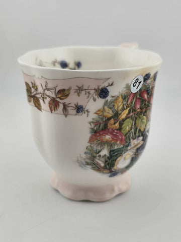 Collectible Royal Doulton Brambly Hedge Autumn Teacup/Coffee Mug & dessert plate