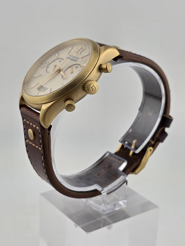 Original Movado Heritage Series Calendoplan Chronograph Watch 03.3.34.6035 Works