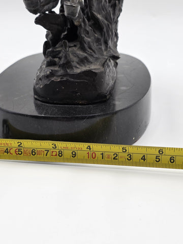 Vintage Frederic Remington Bronze Statue "The Horse Theif" Licenced Reproduction