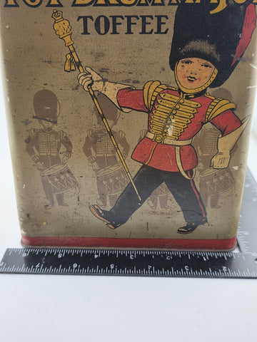 Rare Antique Fillery’s Toy Drum Major Toffee Tin Can Birmingham England Guard