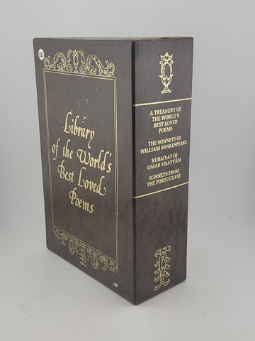 Vintage Set of 4 Library of the World's Best Loved Poems Books -  Hardcover