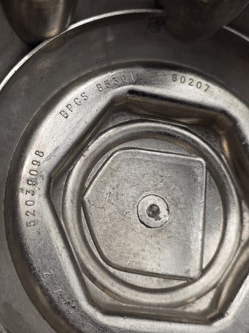 4 DODGE 2500 RAM 52039098 OEM WHEEL CENTER CAP HUB DUST COVER 8 LUGS CHROME HEX