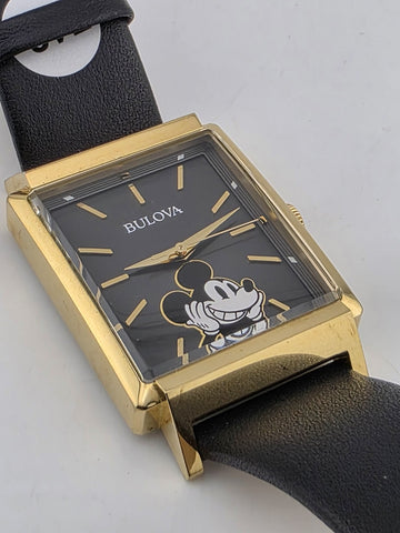 Vintage Collectible Disney Parks Mickey Mouse Watch by Bulova. Mint Condition.