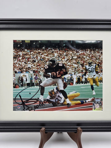 Andre Rison Signed Auto 8x10 Photo Atlanta Falcons Framed COA Schwartz NFL