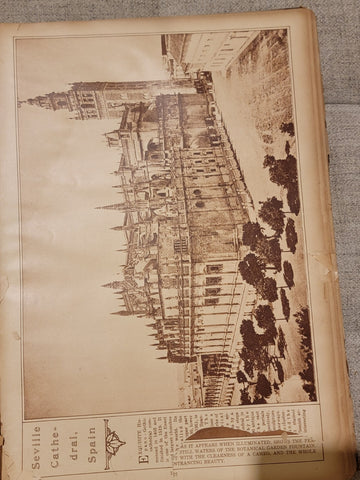 Antique 1923 "Picture History Portfolio" Hardcover Book; New York Times Photos