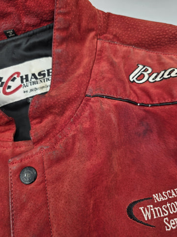 NASCAR Chase Authentics Dale Earnhardt Jr Budweiser Racing Jacket Sz 2XL Red