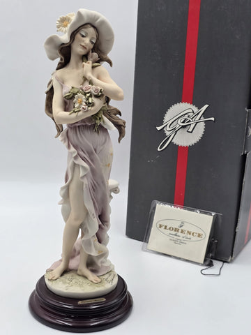 Giuseppe Armani Florence "Flora" 212C 1994 Hand Signed Porcelain Figurine w/ Box