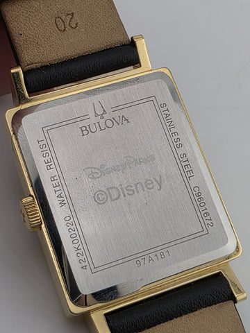 Vintage Collectible Disney Parks Mickey Mouse Watch by Bulova. Mint Condition.