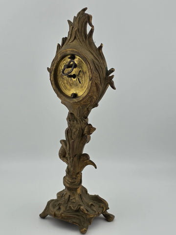 Antique 19th C Jennings Brothers Art Nouveau “Holly” Clock 1891. Spring Broken